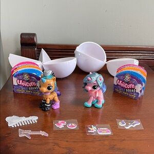 2 Zuru 5 Suprise Unicorn Squad Figures